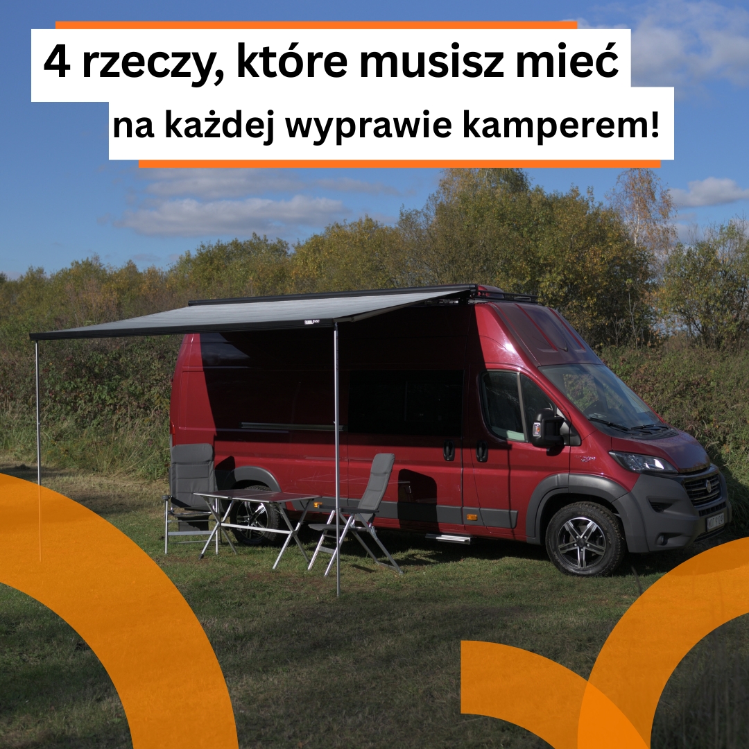 Co zabrać do kampera - 4 rzeczy, o których nie możesz zapomnieć