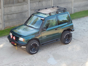 Bagażnik dachowy Suzuki Vitara 1, 3 drzwi od 1988 do 1999r., z siatką