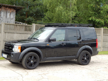 Bagażnik dachowy Land Rover Discovery III, IV od 2004 do 2017 r. długi, z siatką. Niski uchwyt.