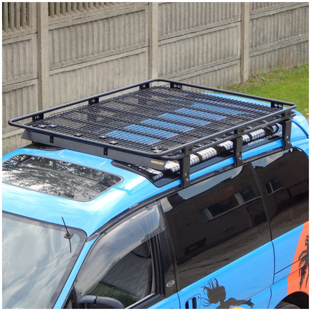 Bagażnik dachowy Mitsubishi Delica Space Gear, z siatką, wymiary: 127 cm x 180 cm
