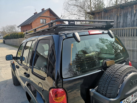 Bagażnik dachowy JEEP Cherokee/Liberty KJ, gen. 2 od 2001 do 2007 r., z siatką