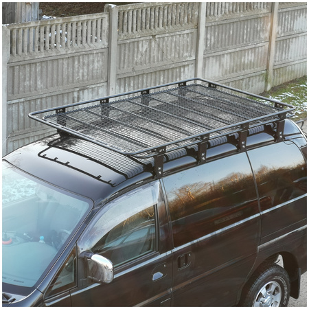 Bagażnik dachowy Mitsubishi Delica Space Gear, bez siatki, wymiary: 130 cm x 220 cm