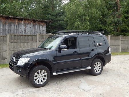 Bagażnik dachowy Mitsubishi Pajero 3 / 4 , short, 3 drzwi, z siatką