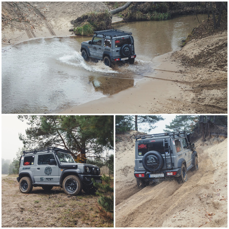 Bagażnik dachowy JEEP Cherokee XJ, gen. 1 od 1987 do 2001 r., z siatką