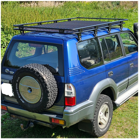 Bagażnik dachowy Toyota Land Cruiser 90, od 1996 do 2002r. z siatką