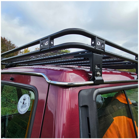Bagażnik dachowy Toyota Land Cruiser 90, od 1996 do 2002r. z siatką