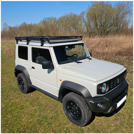 Bagażnik dachowy Suzuki Jimny 4 z siatką + Owiewka, komplet