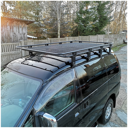 Bagażnik dachowy Mitsubishi Delica Space Gear, bez siatki, wymiary: 130 cm x 220 cm