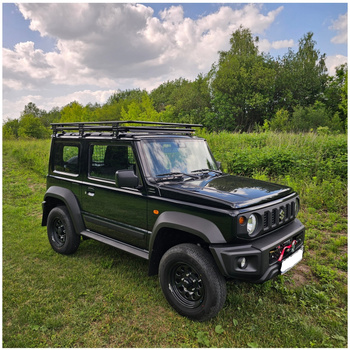 Bagażnik dachowy Suzuki Jimny 4 z siatką + Owiewka, komplet