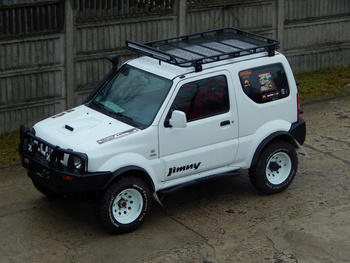 Bagażnik dachowy Suzuki Jimny 3, od 1998 do 2018 r., z siatką