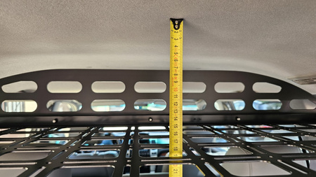 Półka wyprawowa Toyota Land Cruiser J120, 5 drzwi z blachy aluminiowej