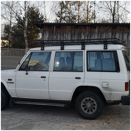 Bagażnik dachowy Mitsubishi Pajero 1, 1982-1991r., Long, 5 drzwi, bez siatki