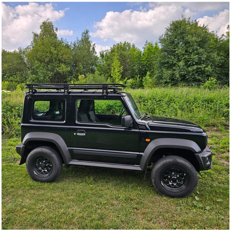 Bagażnik dachowy Suzuki Jimny 4 bez siatki + Owiewka, komplet 