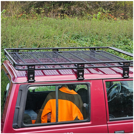 Bagażnik dachowy Toyota Land Cruiser 90, od 1996 do 2002r. z siatką