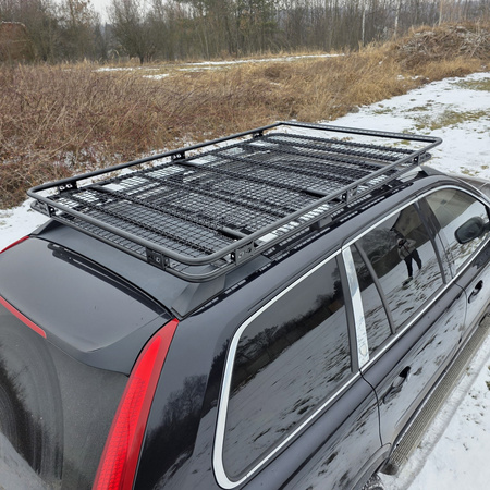 Bagażnik dachowy Volvo XC 90, z siatką