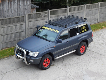 Bagażnik dachowy Toyota Land Cruiser J100 series od 1998 do 2008r., z siatką