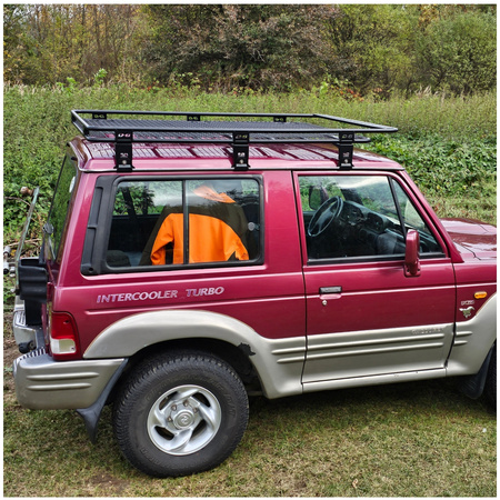 Bagażnik dachowy Toyota Land Cruiser 90, od 1996 do 2002r. z siatką