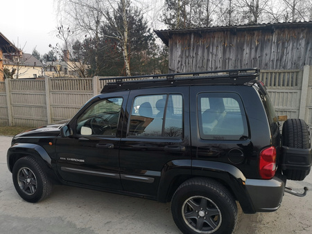 Bagażnik dachowy JEEP Cherokee/Liberty KJ, gen. 2 od 2001 do 2007 r., z siatką