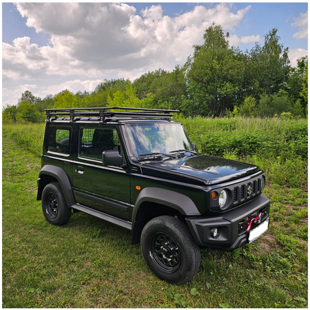 Bagażnik dachowy Suzuki Jimny 4 bez siatki + Owiewka, komplet 