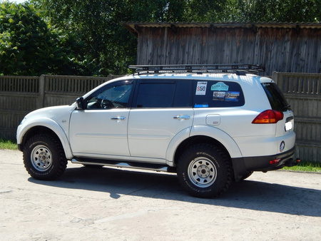 Bagażnik dachowy Mitsubishi Pajero Sport 2, bez siatki