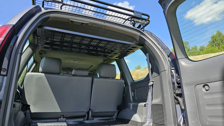 Półka wyprawowa Toyota Land Cruiser J120, 5 drzwi z blachy aluminiowej