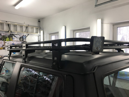 Bagażnik dachowy Mitsubishi Pajero 1 Short od 1982 do 1991 r., z siatką