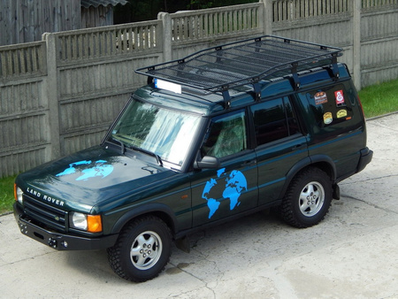 Bagażnik dachowy Land Rover Discovery I, II od 1989 do 2004 r. bez siatki