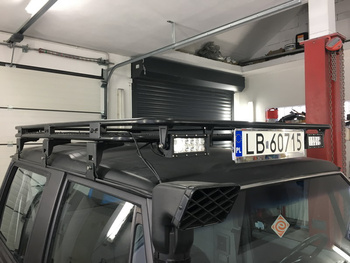 Bagażnik dachowy Mitsubishi Pajero 1 Short od 1982 do 1991 r., z siatką