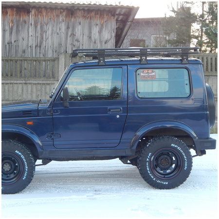 Bagażnik dachowy Suzuki Samurai, z siatką