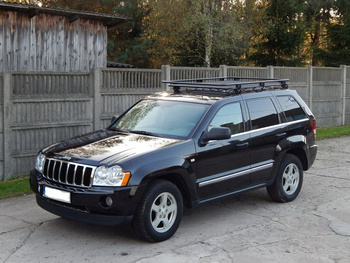 Bagażnik dachowy JEEP Grand Cherokee WK, gen. 3 od 2005 do 2010 r., bez siatki
