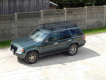 Bagażnik dachowy JEEP Grand Cherokee WJ, gen. 2 od 1999 do 2004 r., bez siatki