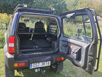 Panel MOLLE na szyby do wewnątrz z półką Suzuki Jimny 3 