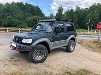 Bagażnik dachowy Hyundai Galloper 2, 1998-2003 r., 3 drzwi, short z siatką.