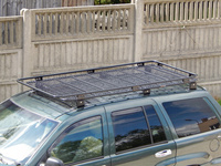 Bagażnik dachowy JEEP Grand Cherokee WJ, gen. 2 od 1999 do 2004 r., z siatką