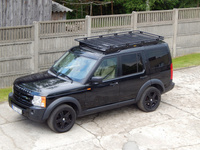 Bagażnik dachowy Land Rover Discovery III, IV od 2004 do 2017 r. długi, z siatką. Wysoki uchwyt.