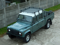 Bagażnik dachowy Land Rover Defender 130, z siatką